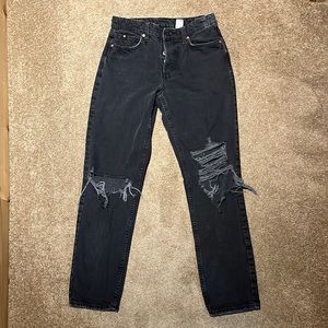 Boyfriend low waist denim jeans